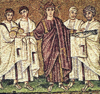 Christians in mosaic